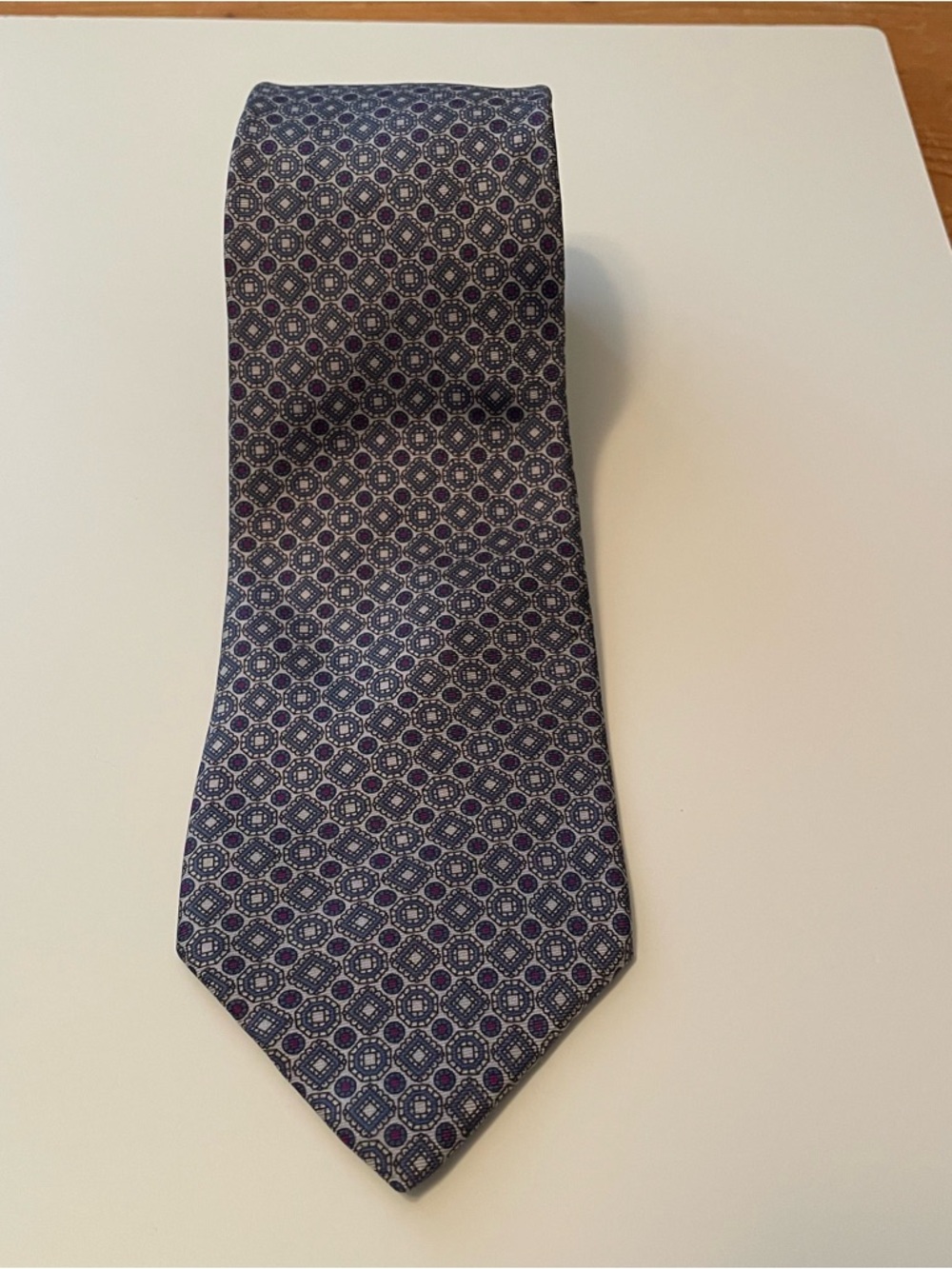 Vintage Barry Of London Men’s Necktie Extra Long Silk